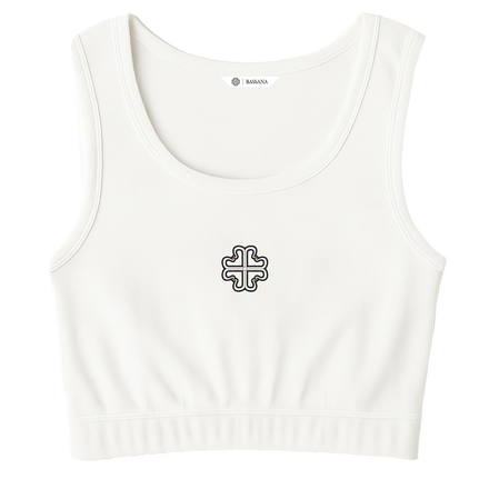 Cropped Tank White