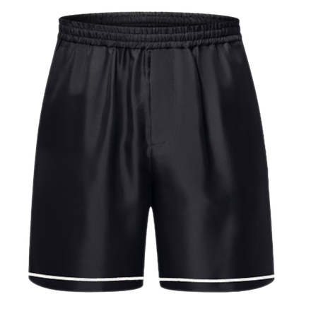 Black Silk Shorts